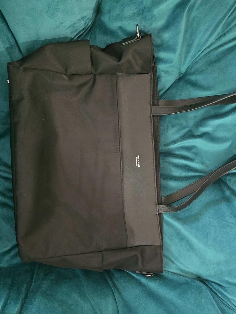 Mina Baie Nila Tote Nylon Diaper Bag EUC